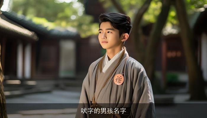 吠字的男孩名字