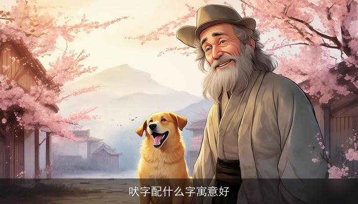 吠字配什么字寓意好