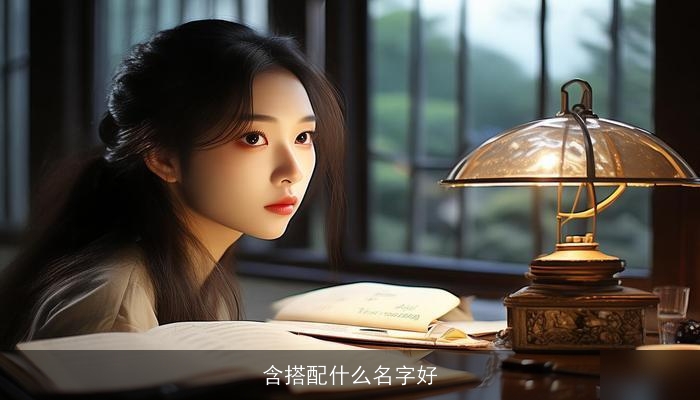 含搭配什么名字好