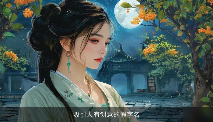 吸引人有创意的假字名