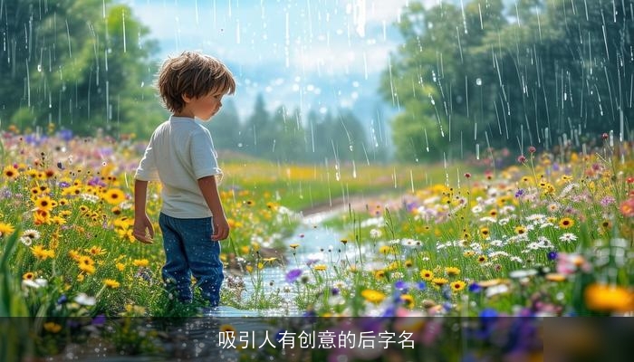 吸引人有创意的后字名