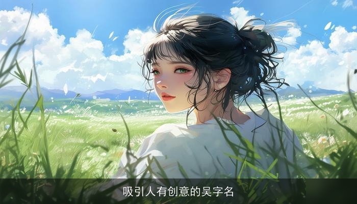 吸引人有创意的吴字名