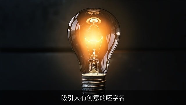 吸引人有创意的呸字名