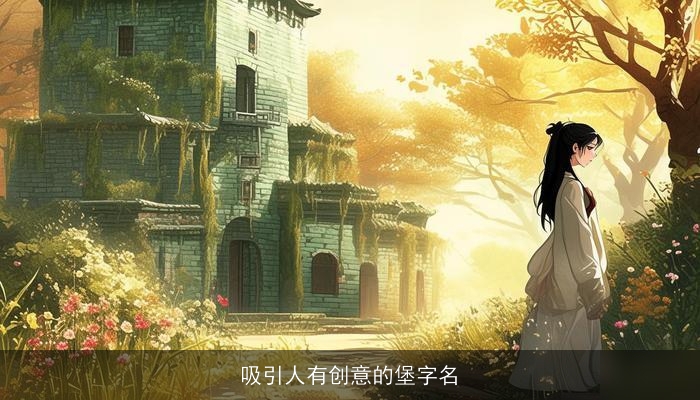 吸引人有创意的堡字名
