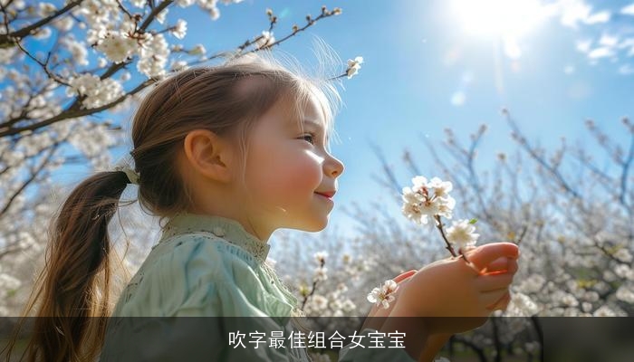 吹字最佳组合女宝宝