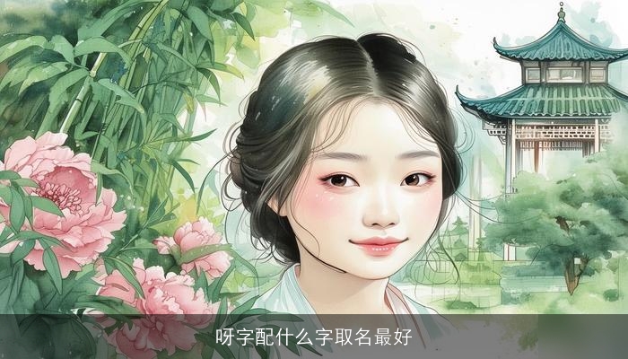 呀字配什么字取名最好