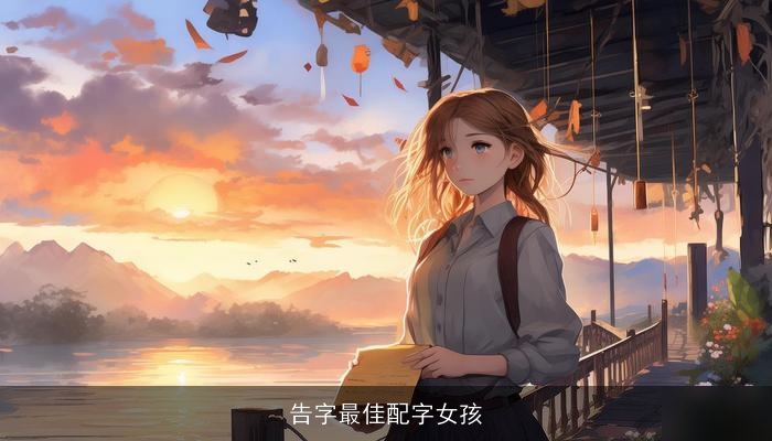 告字最佳配字女孩