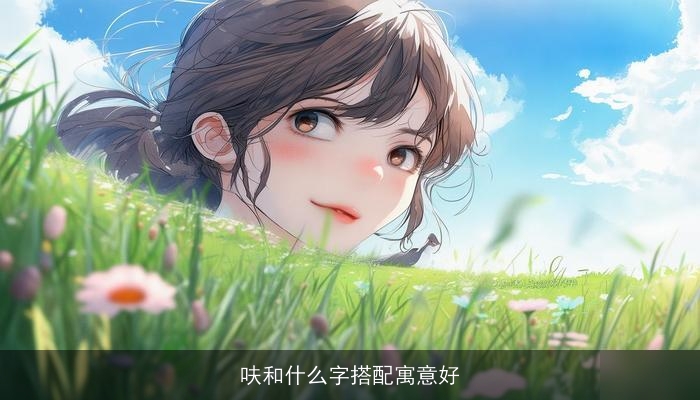 呋和什么字搭配寓意好