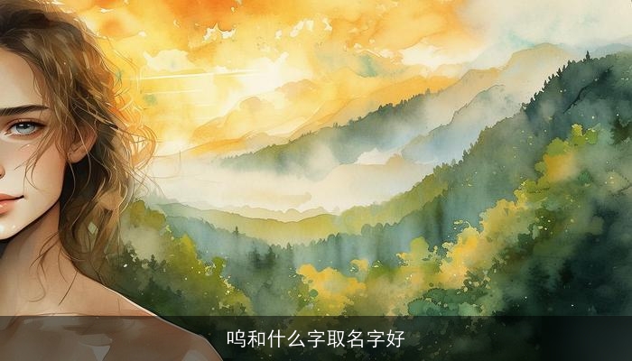 呜和什么字取名字好