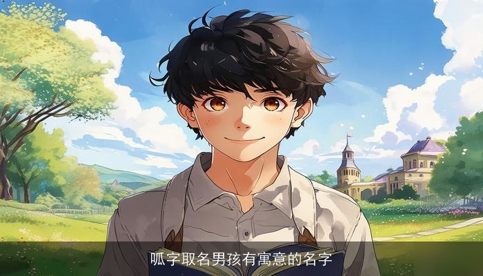 呱字取名男孩有寓意的名字