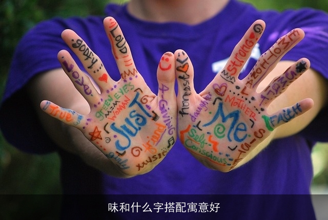 味和什么字搭配寓意好