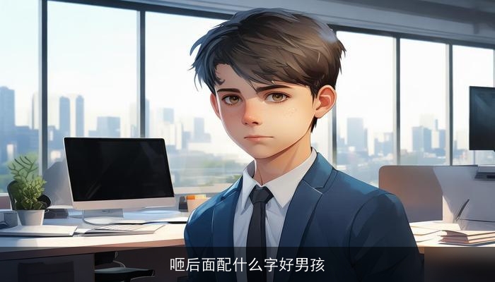 咂后面配什么字好男孩