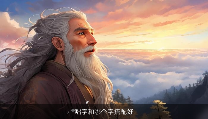 咄字和哪个字搭配好