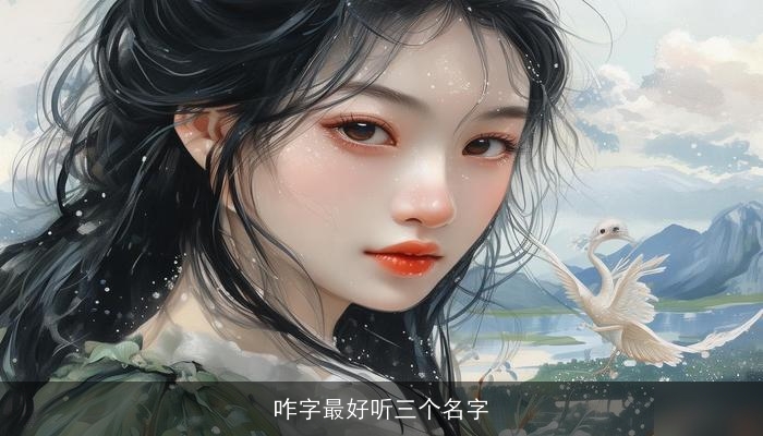 咋字最好听三个名字