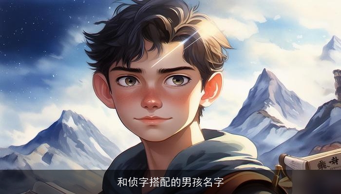 和侦字搭配的男孩名字
