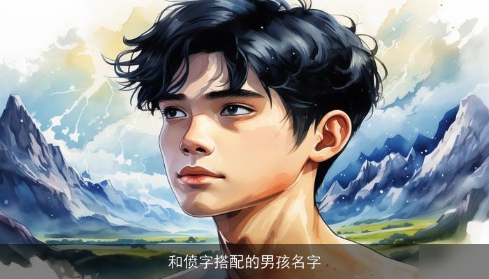 和偾字搭配的男孩名字