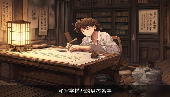 和写字搭配的男孩名字