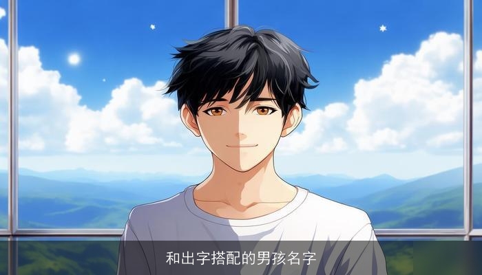 和出字搭配的男孩名字