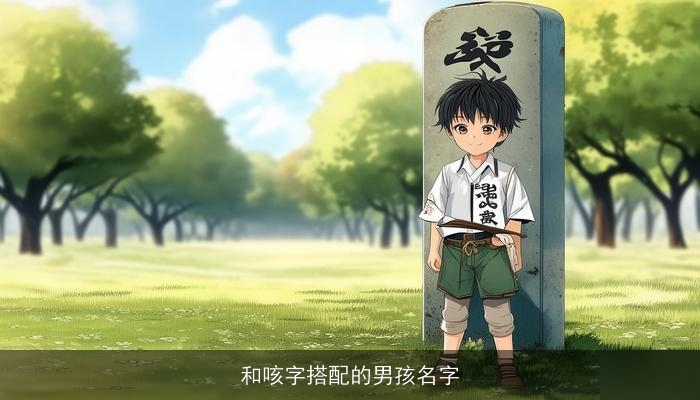 和咳字搭配的男孩名字