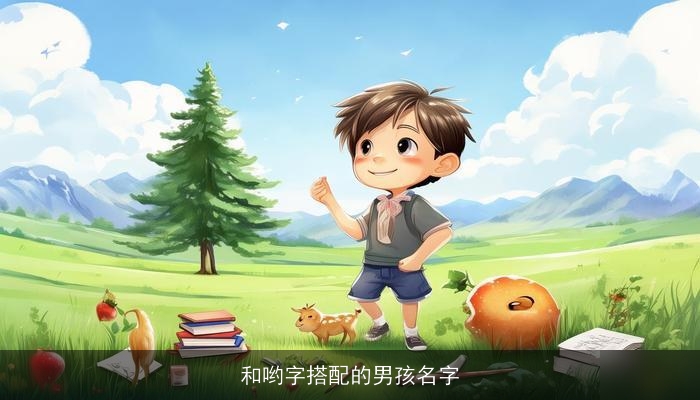 和哟字搭配的男孩名字