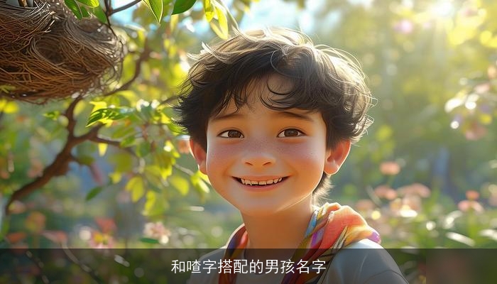和喳字搭配的男孩名字