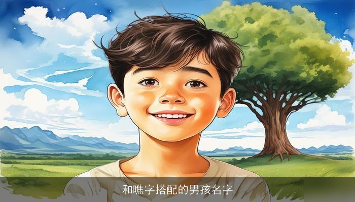和噍字搭配的男孩名字
