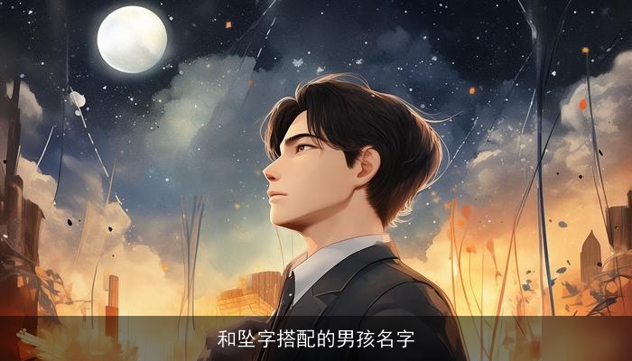和坠字搭配的男孩名字
