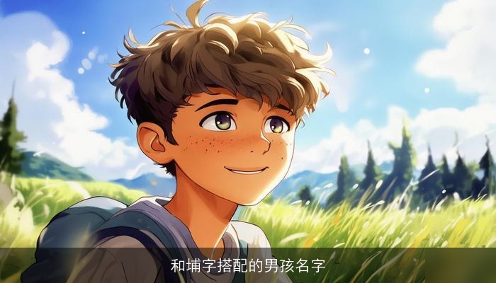 和埔字搭配的男孩名字