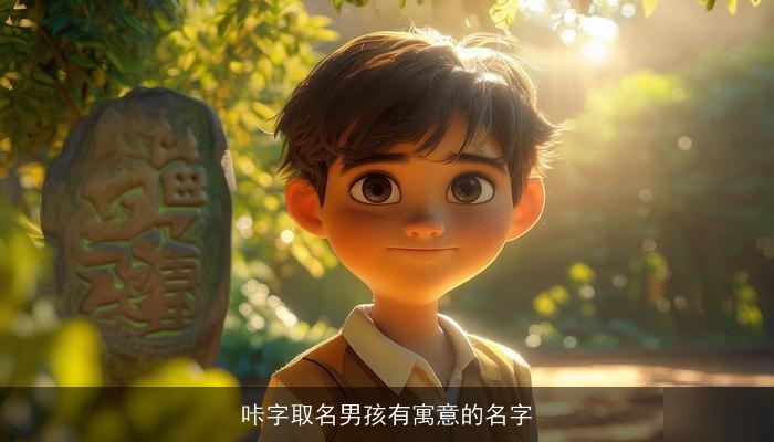 咔字取名男孩有寓意的名字