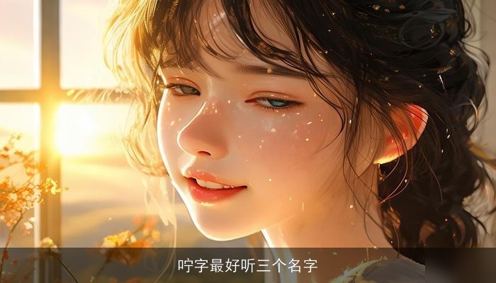 咛字最好听三个名字