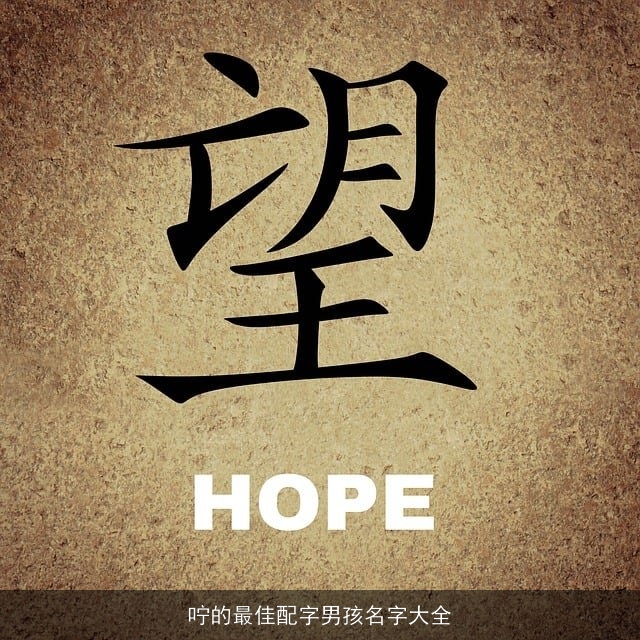 咛的最佳配字男孩名字大全