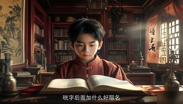 咣字后面加什么好取名