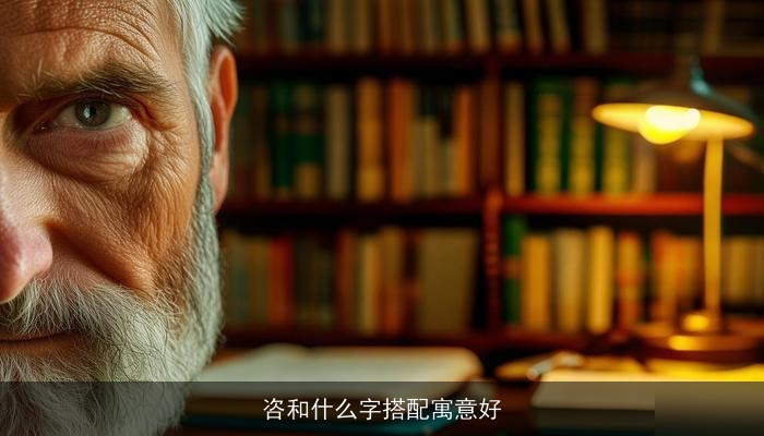 咨和什么字搭配寓意好