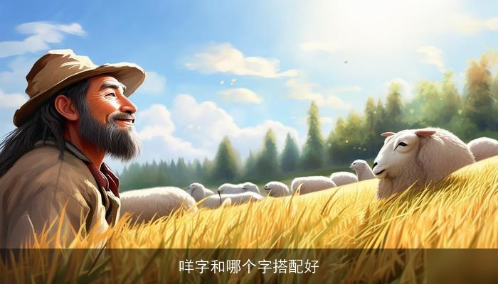 咩字和哪个字搭配好