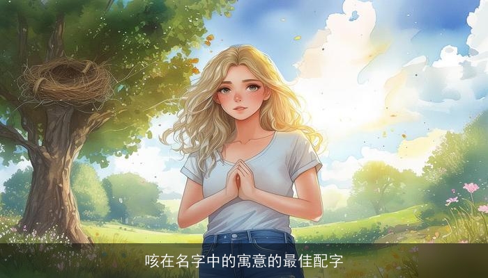咳在名字中的寓意的最佳配字