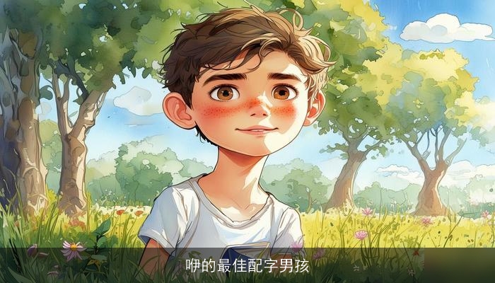 咿的最佳配字男孩