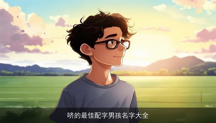哜的最佳配字男孩名字大全