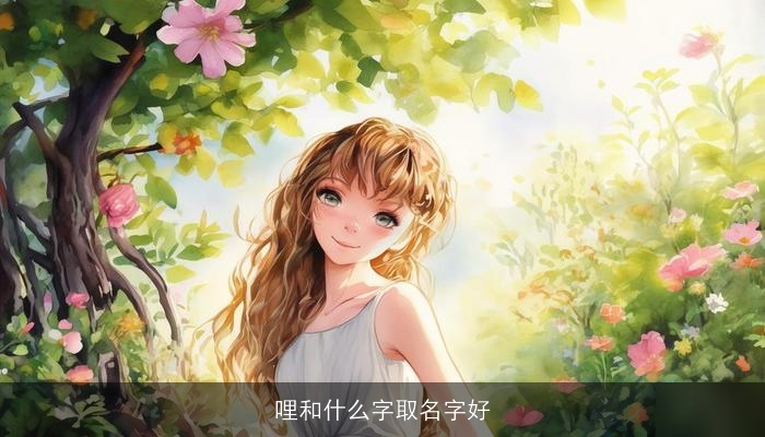哩和什么字取名字好