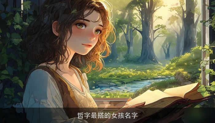 哲字最搭的女孩名字