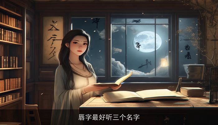 唇字最好听三个名字
