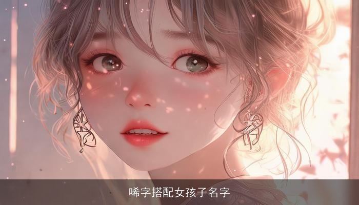 唏字搭配女孩子名字