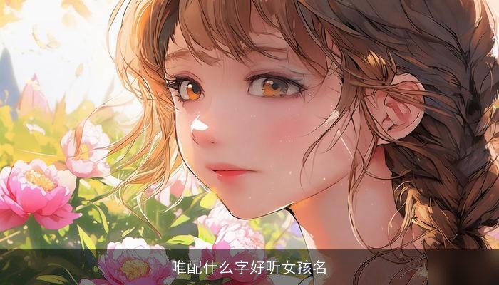 唯配什么字好听女孩名