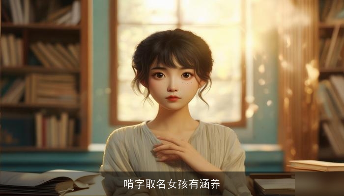 啃字取名女孩有涵养