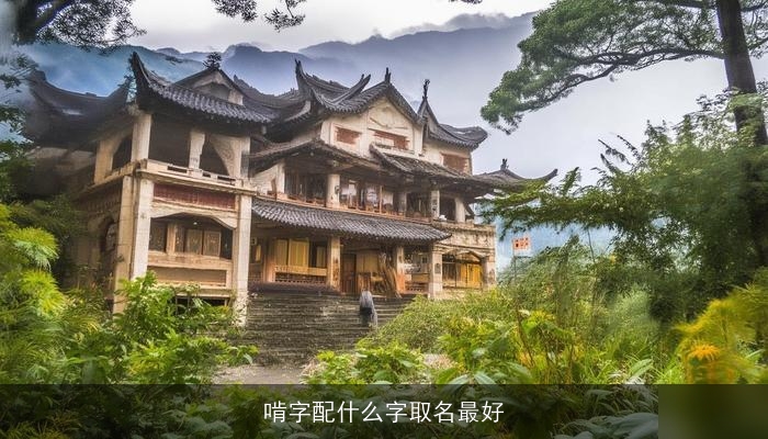 啃字配什么字取名最好