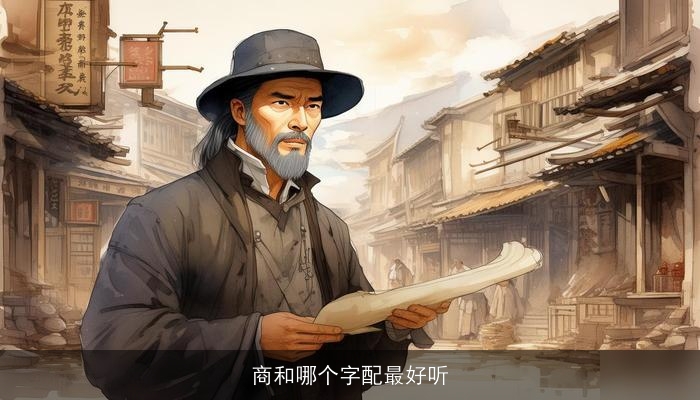 商和哪个字配最好听