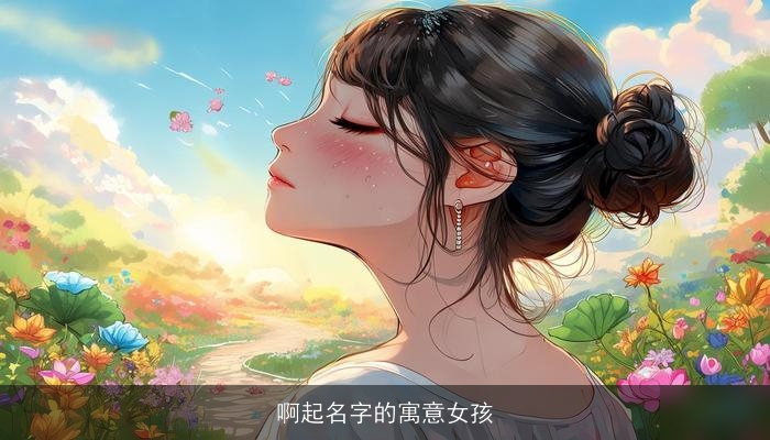 啊起名字的寓意女孩