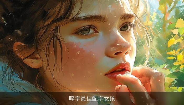 啐字最佳配字女孩