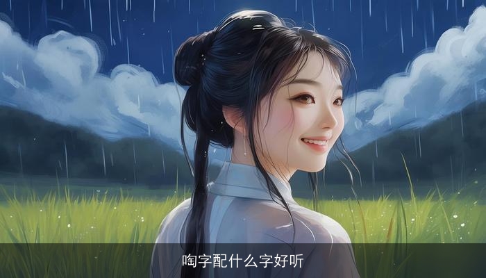 啕字配什么字好听