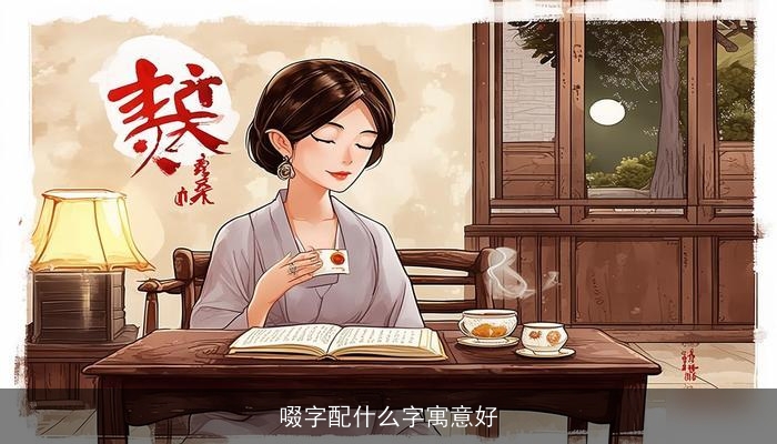 啜字配什么字寓意好