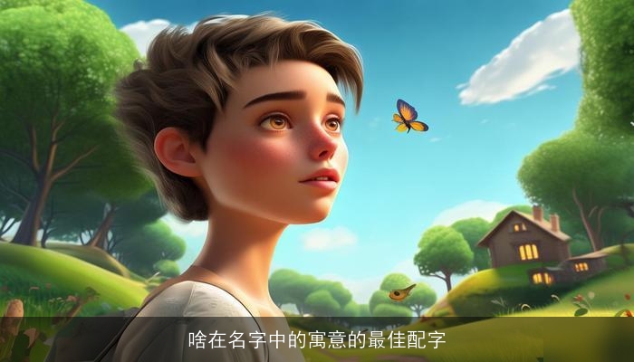 啥在名字中的寓意的最佳配字